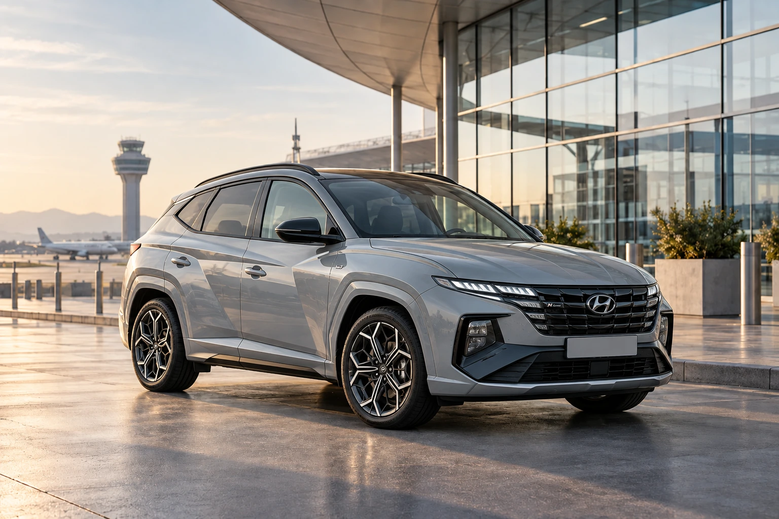 Our grey Hyundai Tucson